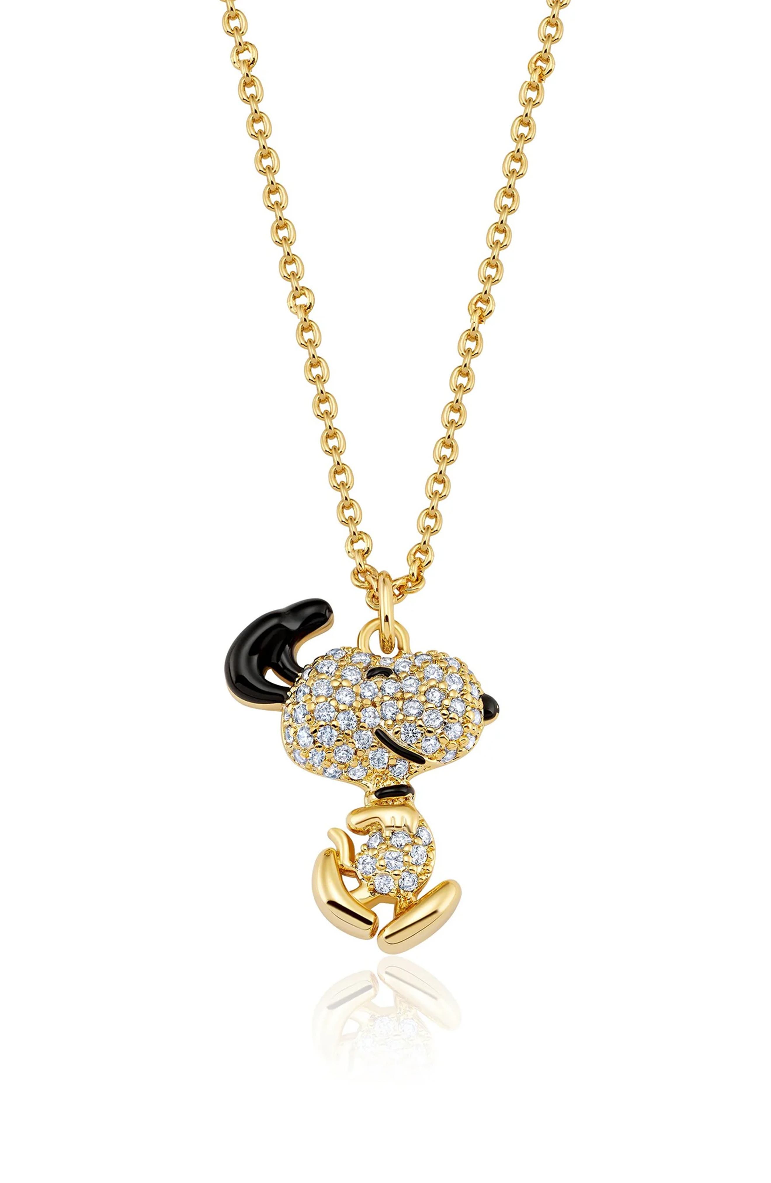 selected 18KT YELLOW GOLD / CLEAR STONE