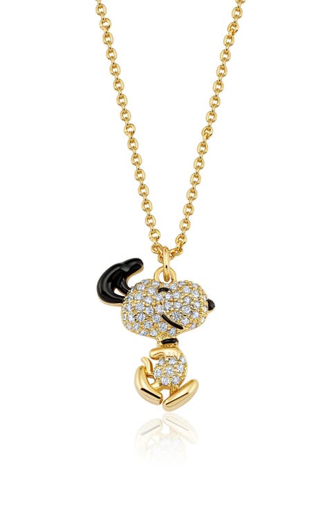 x Peanuts® Dancing Snoopy Pendant Necklace