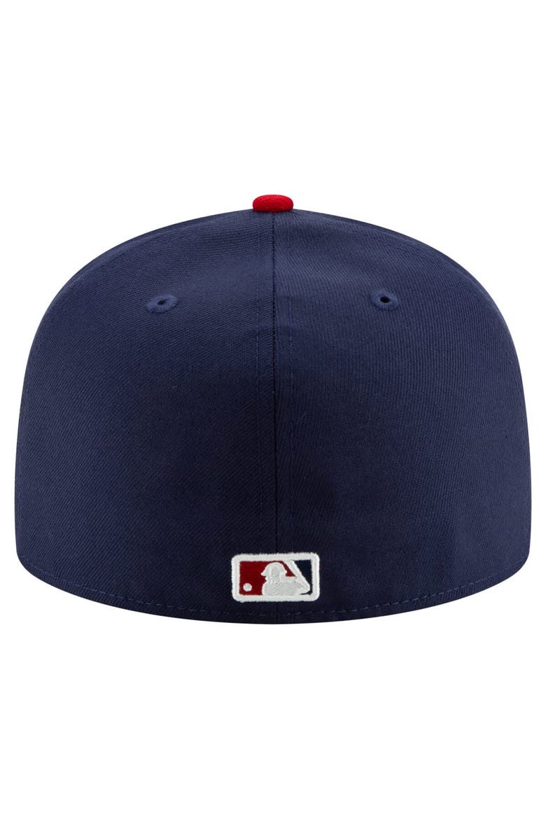 Men's New Era  White/Navy/Red Washington Nationals 20th Anniversary 59FIFTY Fitted Hat, Alternate, color, White