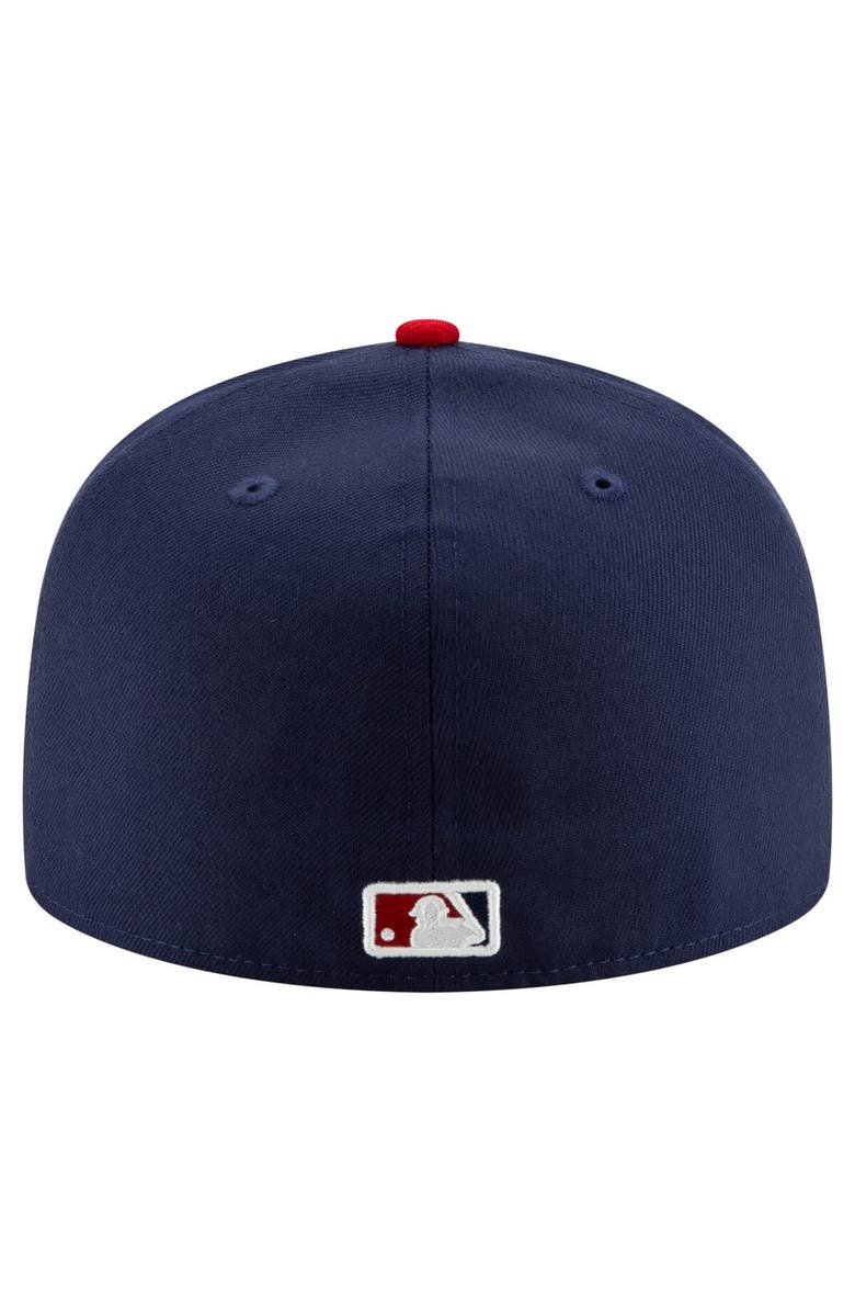 New Era Men's New Era White/Navy/Red Washington Nationals 20th Anniversary 59FIFTY Fitted Hat, Alternate, color, White