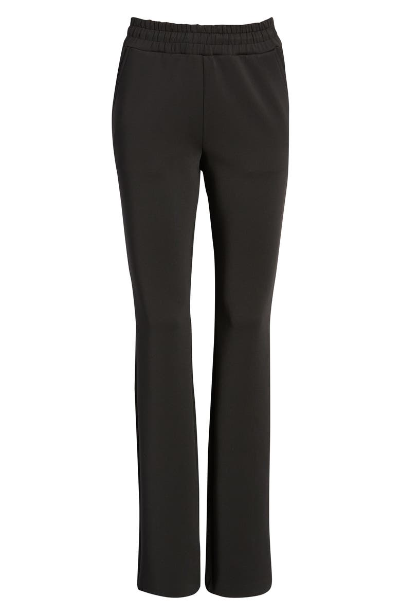 Good American Scuba Relaxed Straight Leg Pants, Alternate, color,