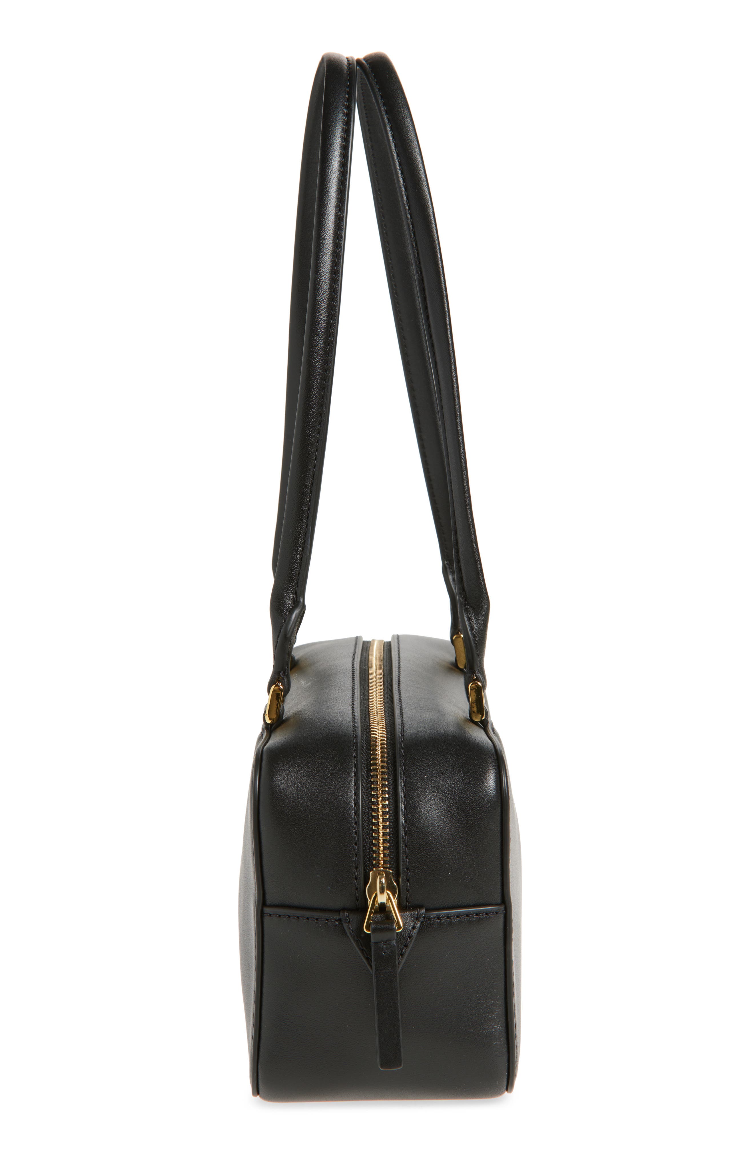 Veronica Beard Boxy Leather Shoulder Bag, Alternate, color, 