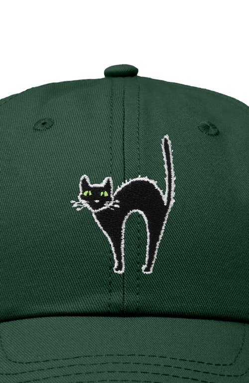 DALIX DALIX BLACK CAT EMBROIDERED CASUAL HAT 