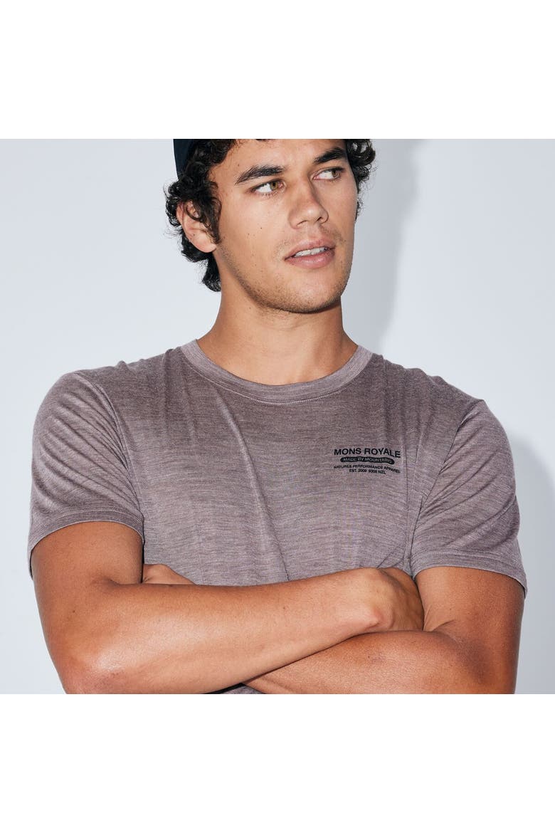 Zephyr Merino Cool T-Shirt - Men's, Alternate, color, Chestnut