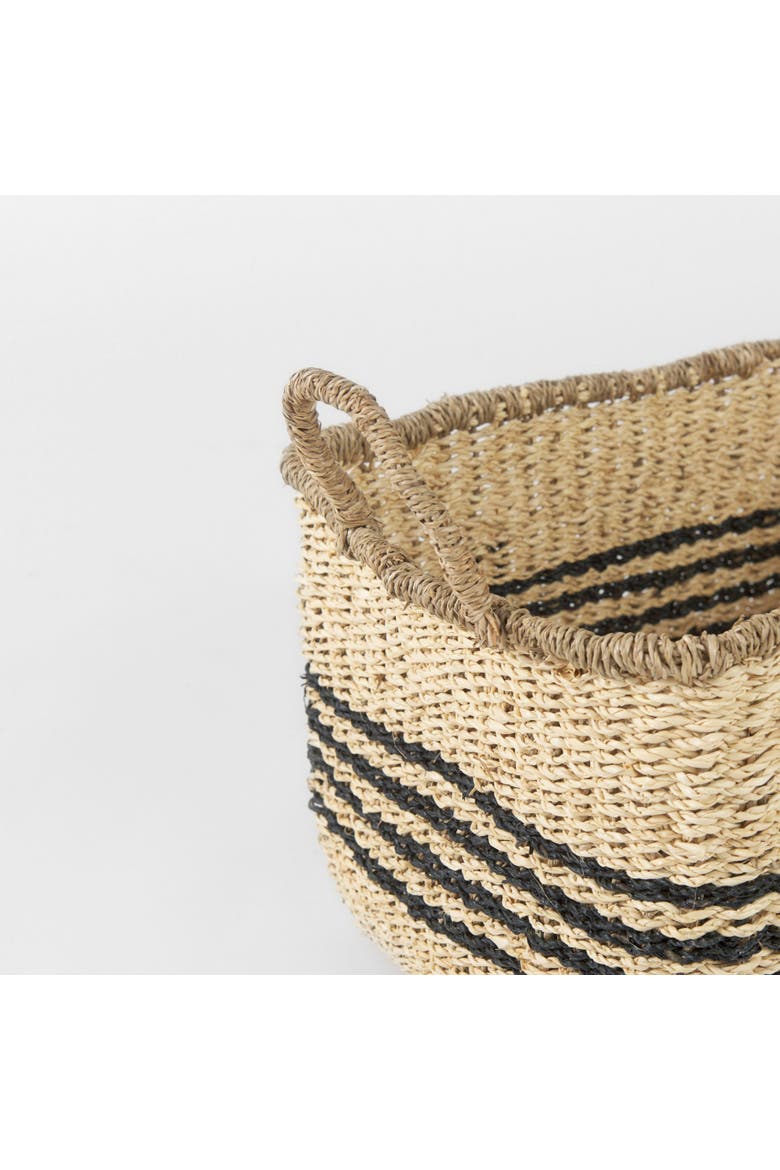Emma Set of 2 Seagrass Rectangular Basket, Alternate, color, Brown