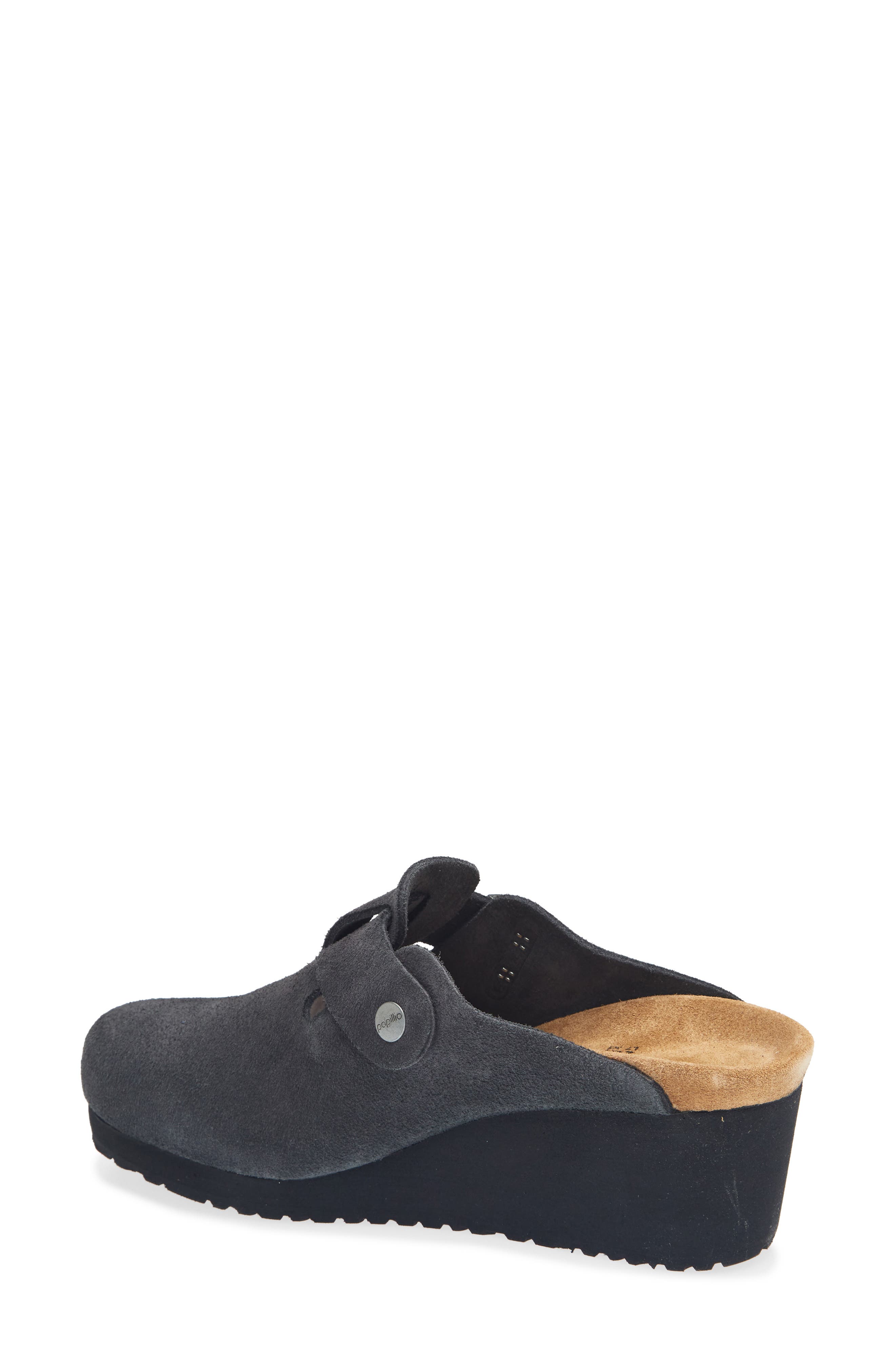 Fanny Wedge Clog, Alternate, color, CHARCOAL