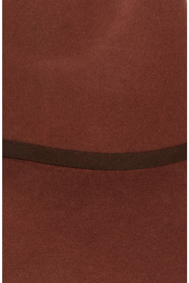 Wide Brim Wool Felt Panama, Alternate, color, BROWN COMBO