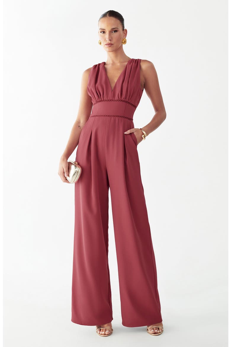 Lyle Jumpsuit, Alternate, color, China Rose