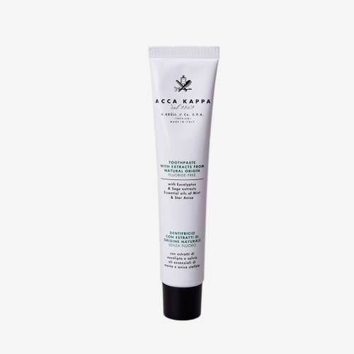 Acca Kappa Natural Fluoride Free Toothpaste In Brown