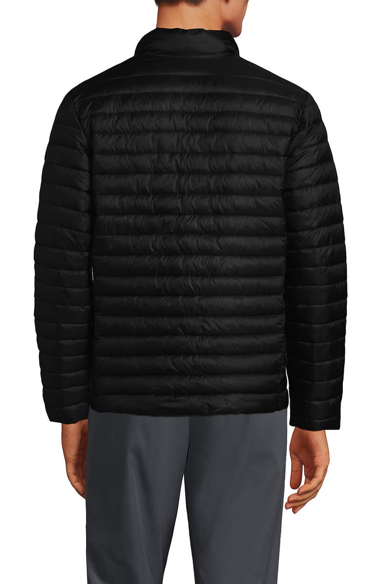 Lands' End School Uniform  ThermoPlume Jacket, Alternate, color, Black