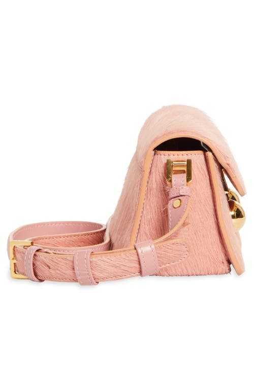 Marni Mini Trunkaroo Genuine Calf Hair Shoulder Bag In Pink