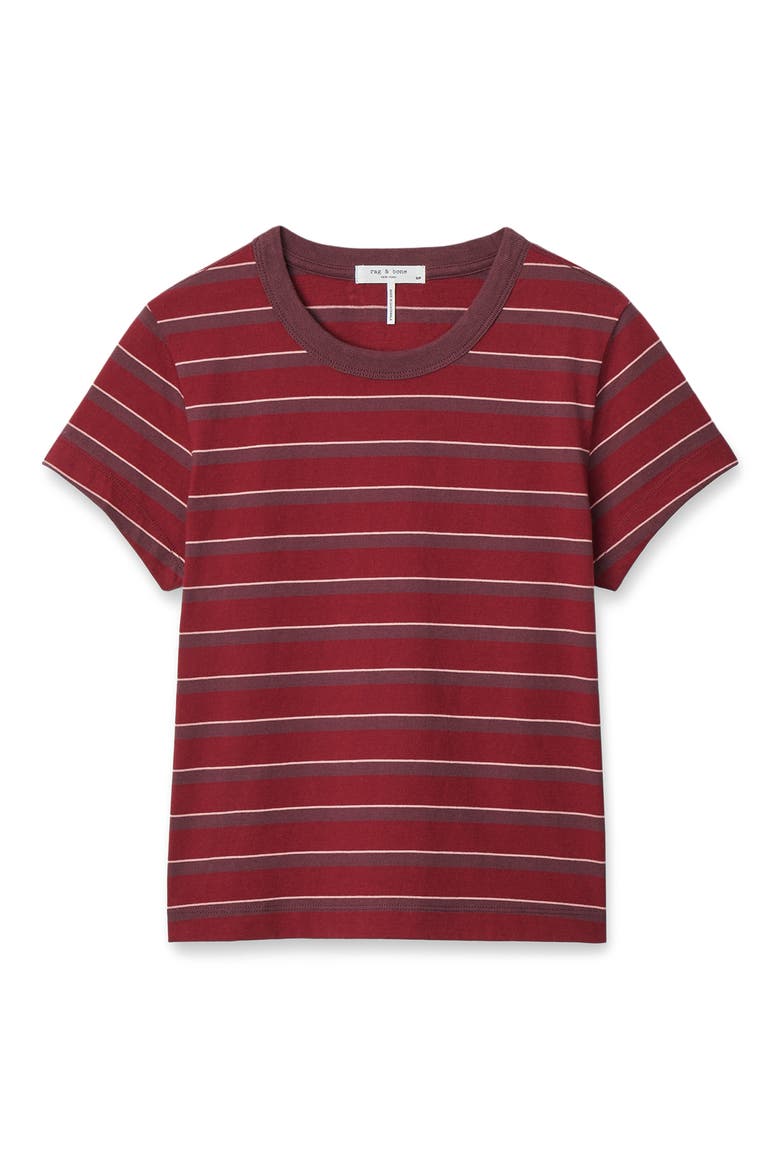 Kelly Striped T-Shirt, Alternate, color, POM MULTI