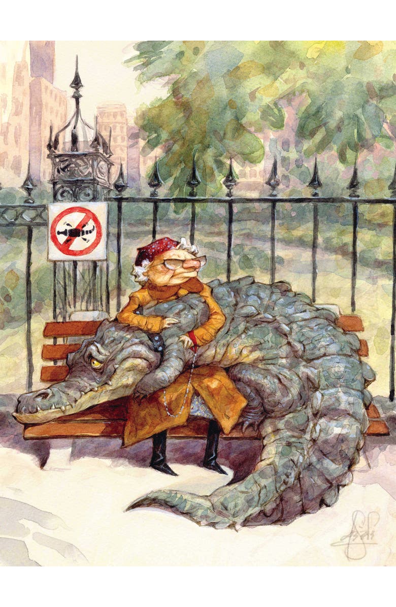 NEW YORK PUZZLE COMPANY Crocodile Tears 500 Piece Puzzle, Alternate, color, NO COLOR