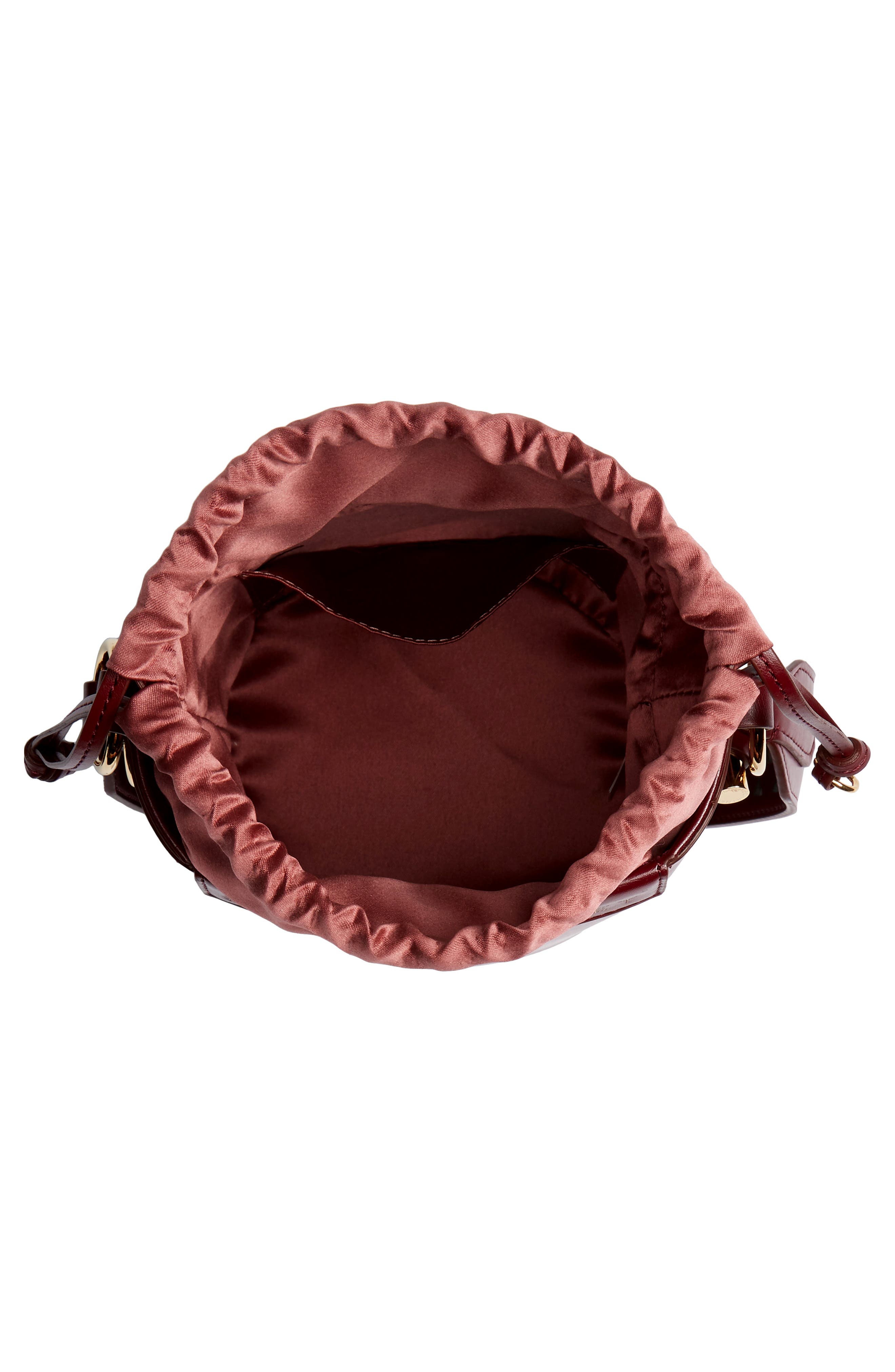 Stella McCartney Small Faux Leather Bucket Bag, Alternate, color, 