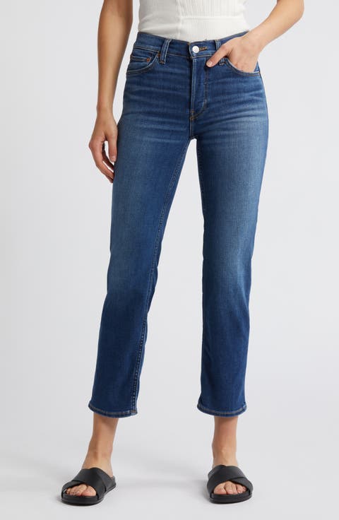 Mid Rise Ankle Stovepipe Jeans (Mid '70s)