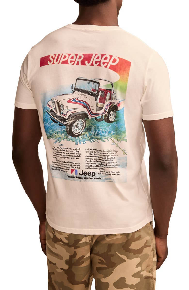 Lucky Brand Super Jeep Graphic T-Shirt, Alternate, color, 