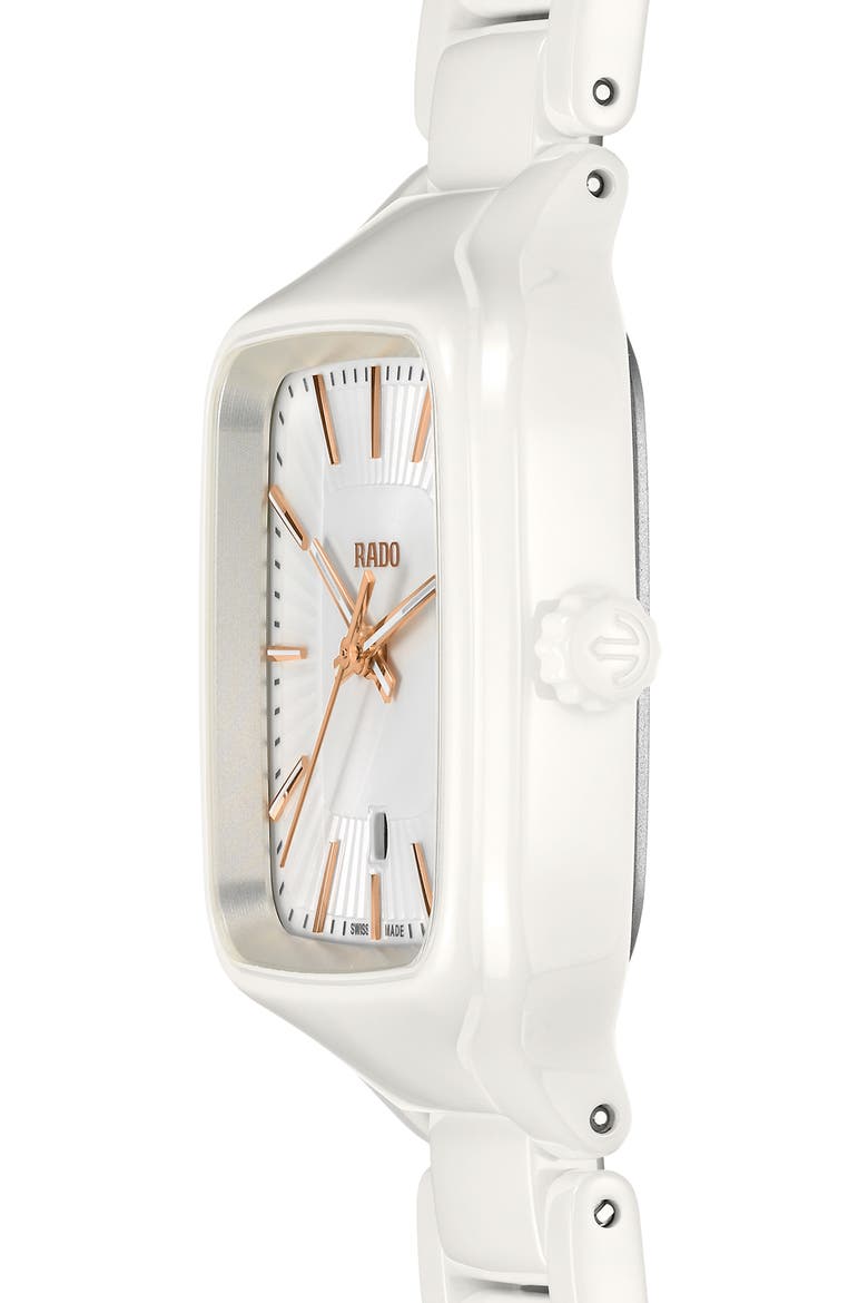 True Square Bracelet Watch, 29mm, Alternate, color, WHITE
