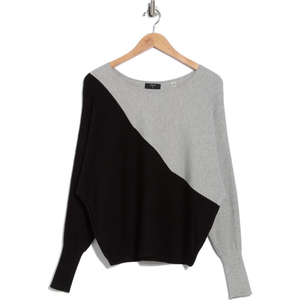 T Tahari Dolman Sleeve Sweater In Gray