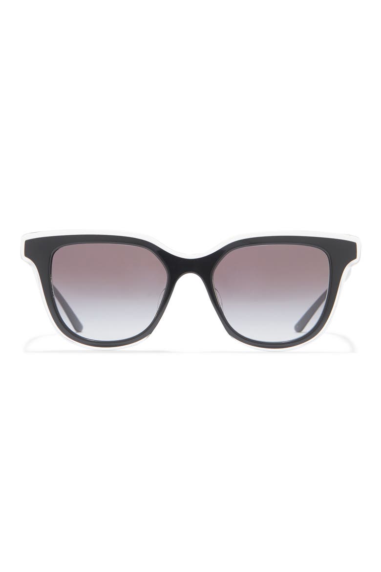 Dolce and Gabbana 51mm DNA Phantos Sunglasses, Main, color, TOP CRYSTAL ON BLACK