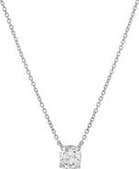 LuvMyJewelry Cushion Chic 14K Gold Lab Grown Diamond Necklace - 0.75 ct
