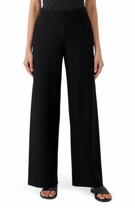 Eileen Fisher High Waist Wide Leg Pants