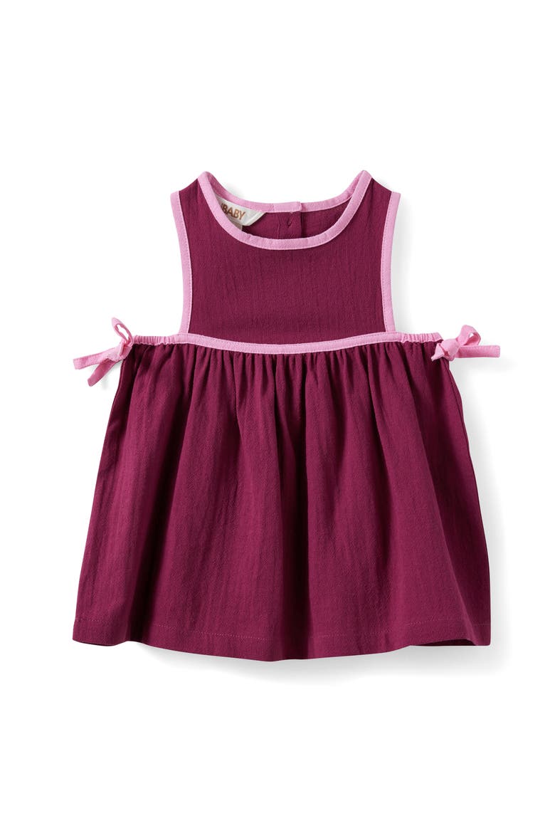 Ellie Woven Dress, Main, color, Berry Jam