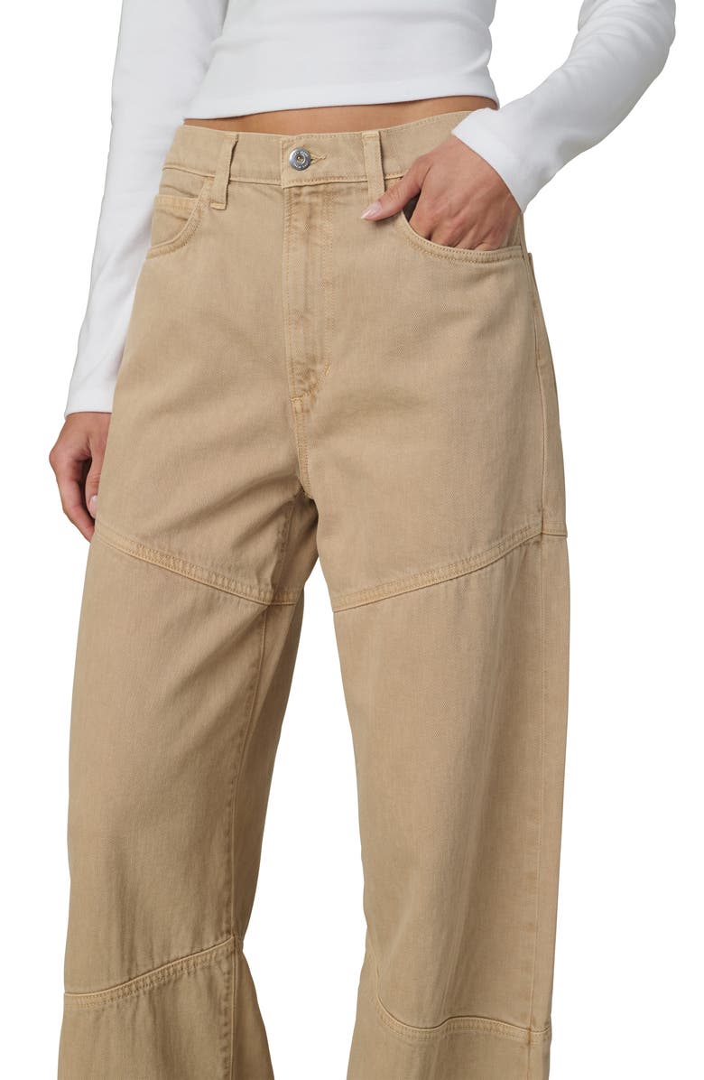Joe's The Harlowe Seamed High Waist Wide Leg Jeans, Alternate, color, Tigers Eye