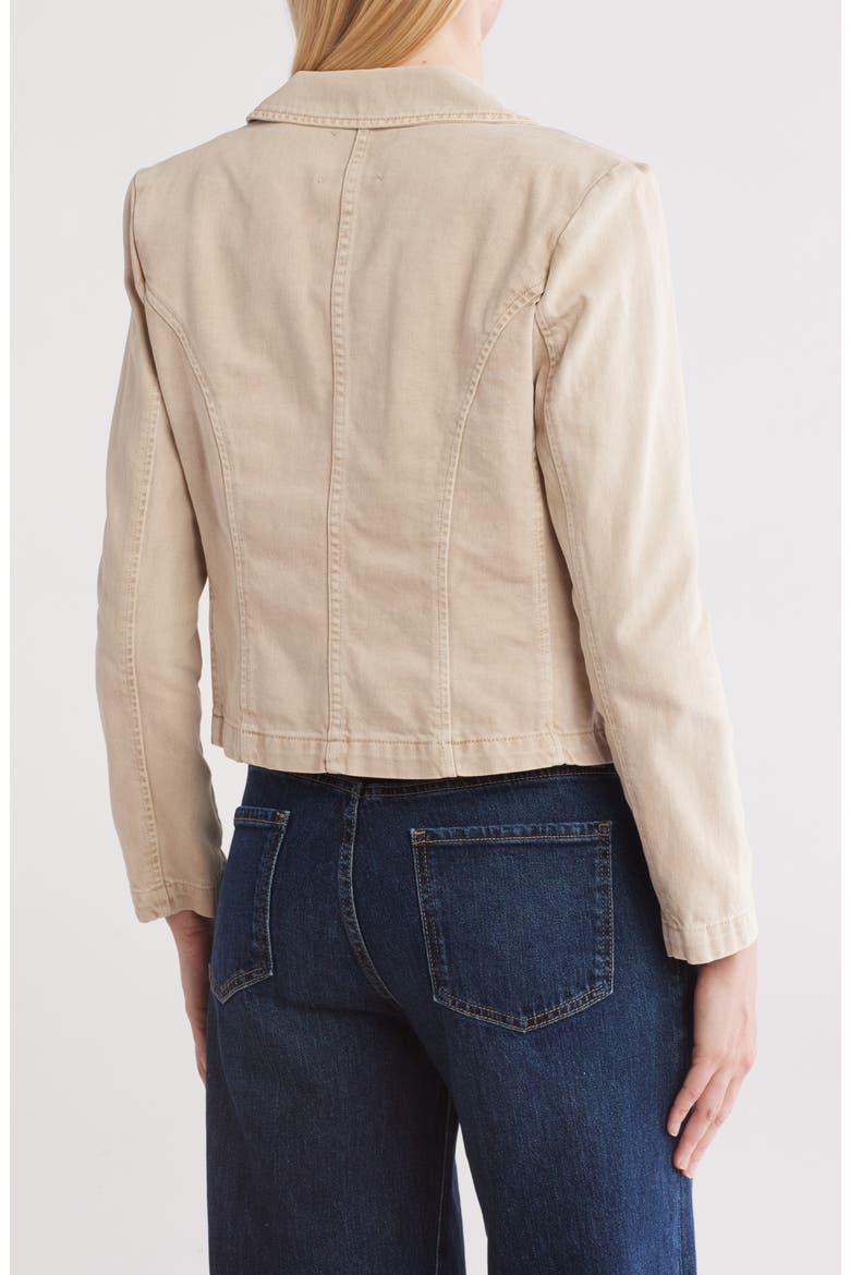 Wayne Double Breasted Crop Blazer, Alternate, color, SAND DUNE