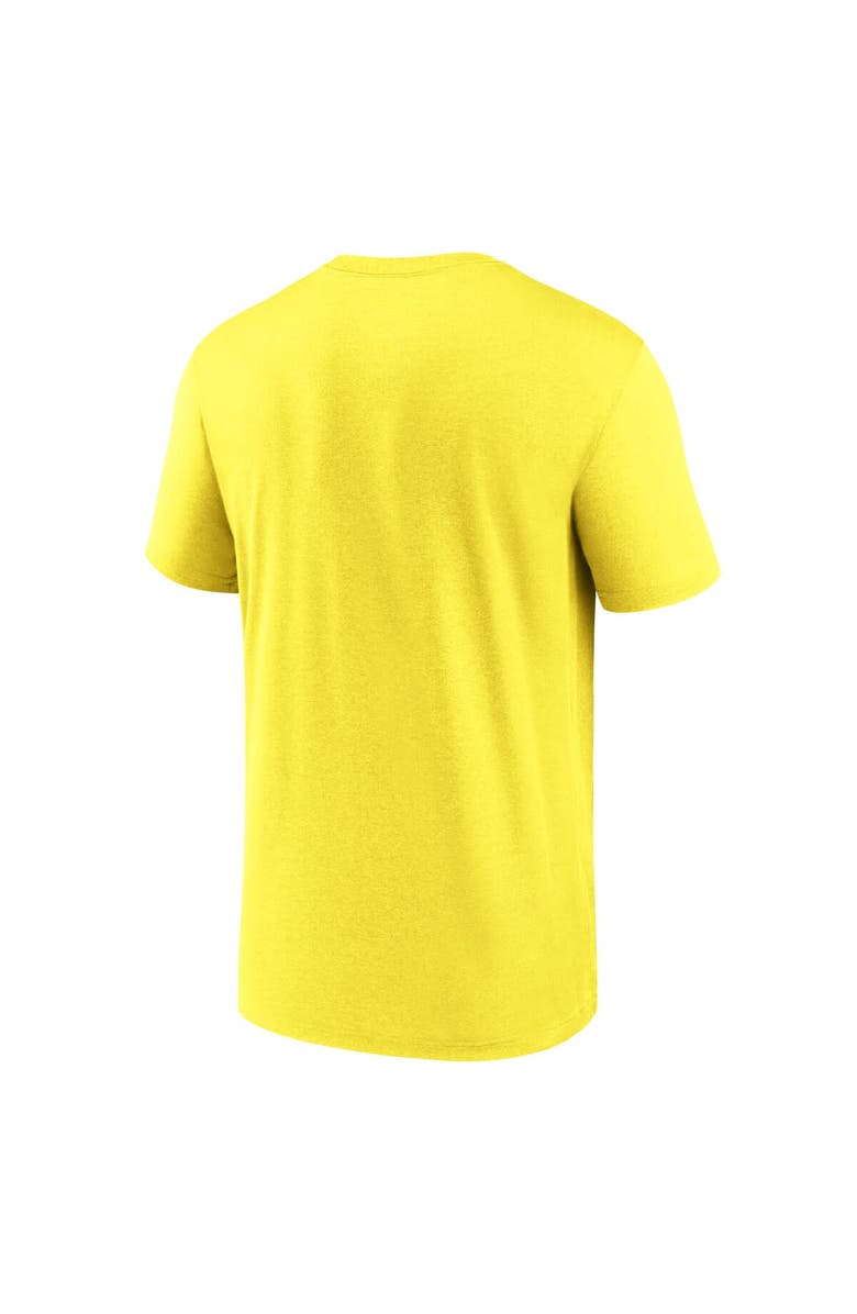 Nike Men's Nike Yellow Oregon Ducks Lockup Legend Performance T-Shirt, Alternate, color, 