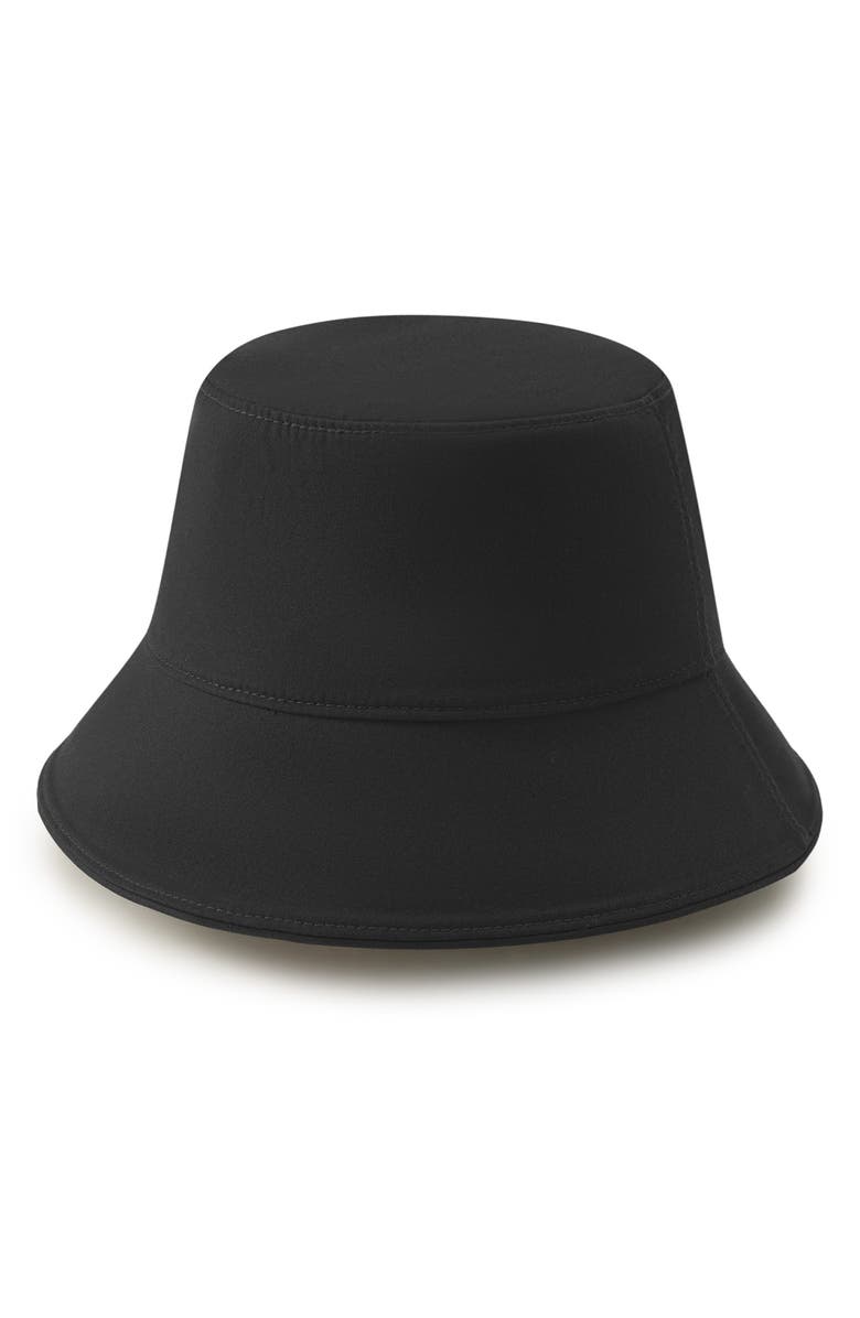 Helen Kaminski Frankie Water Repellent Cotton Bucket Hat, Alternate, color, Black