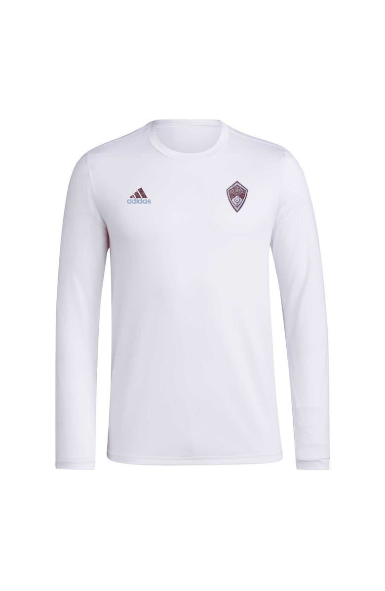 adidas Men's adidas White Colorado Rapids Local Stoic Long Sleeve T-Shirt, Alternate, color, 