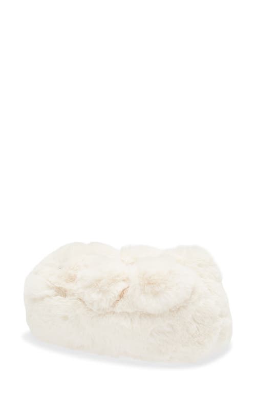 Skims Teddy Bear Slipper In White