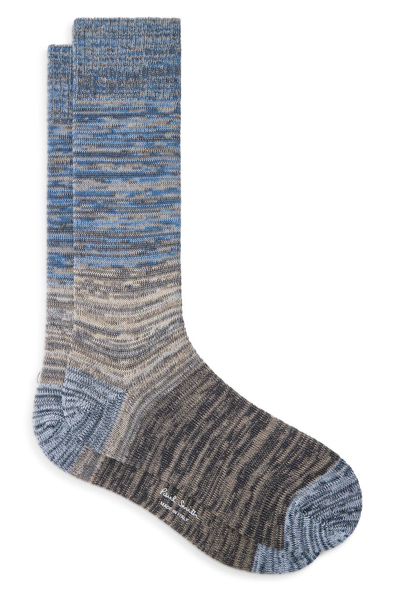 Mouliné Socks, Main, color, 71_GREY BEIGE