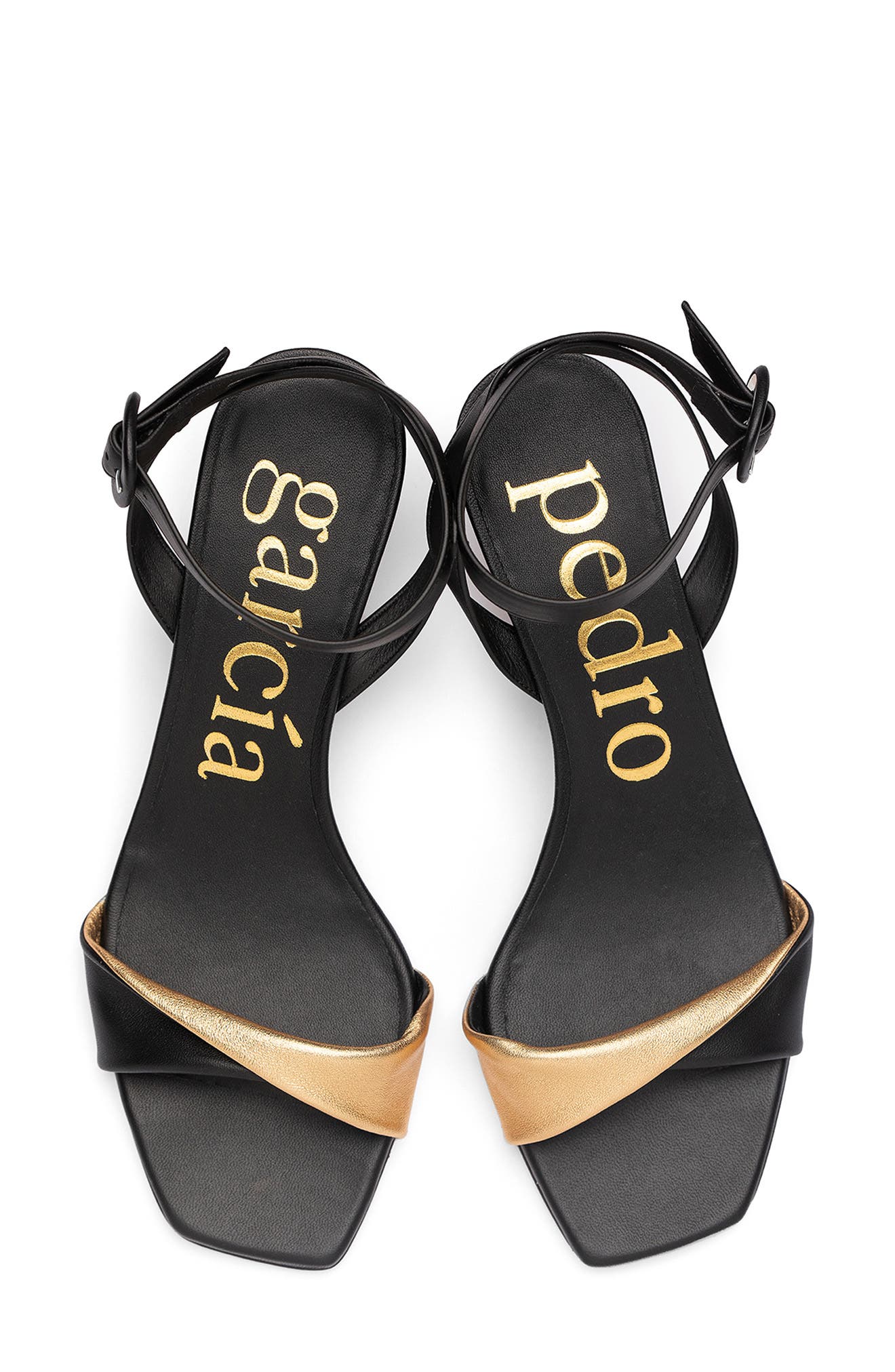 Pedro Garcia Adara Ankle Strap Sandal, Alternate, color, Black