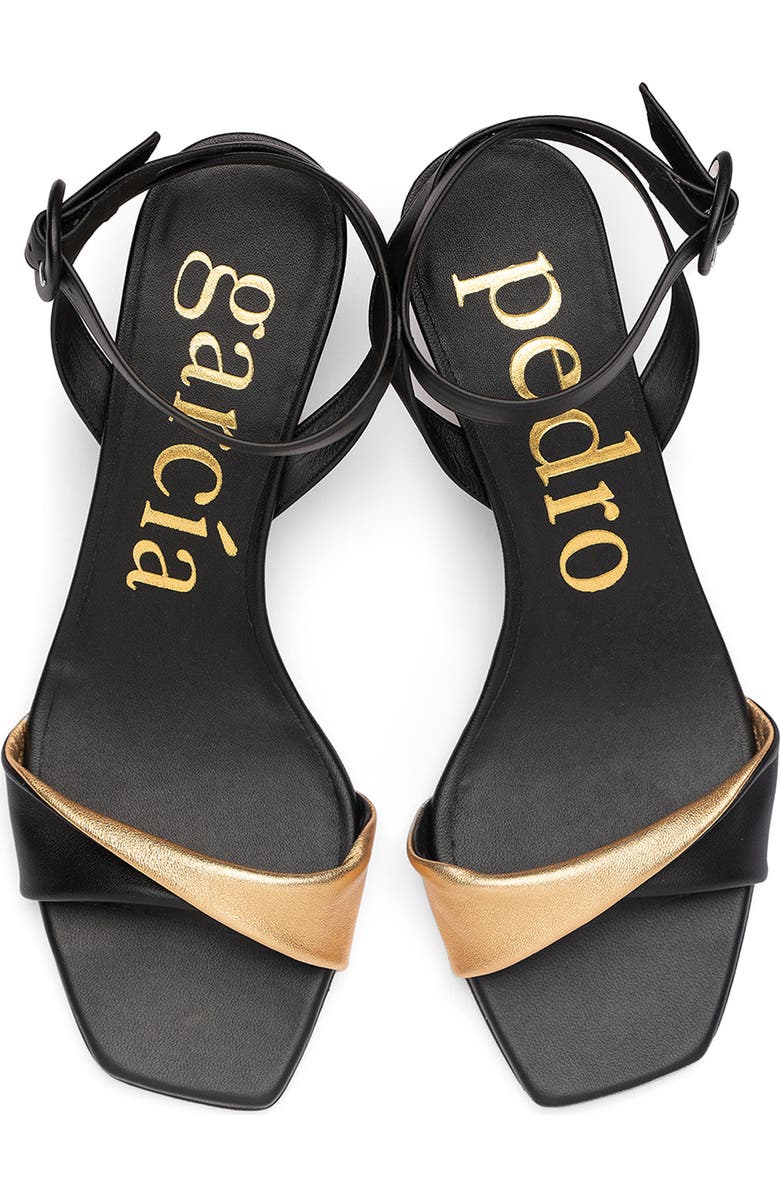 Pedro Garcia Adara Ankle Strap Sandal, Alternate, color, Black