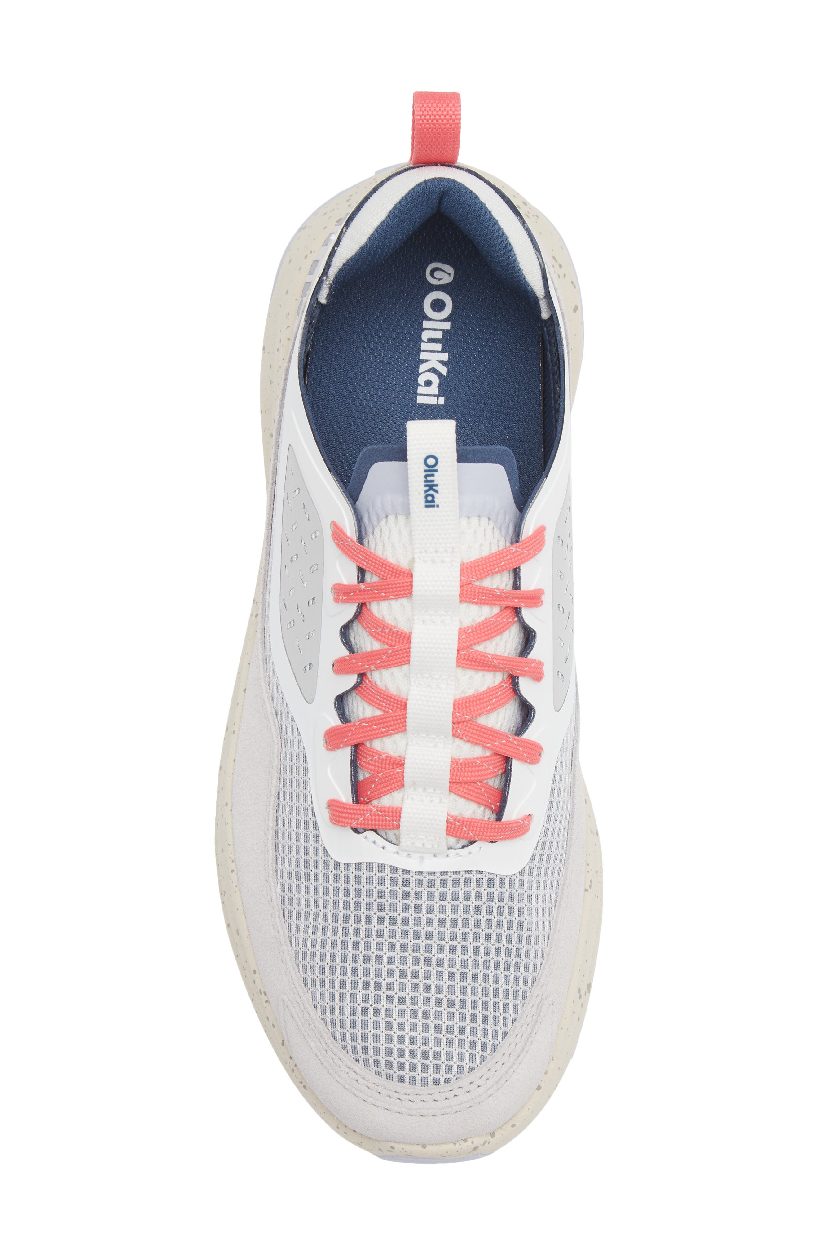 Makiki Water Resistant Trail Sneaker, Alternate, color, BRIGHT WHITE/ COASTAL BLUE