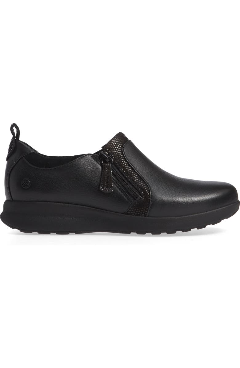 Clarks<sup>®</sup> Un Adorn Zip Sneaker, Alternate, color,