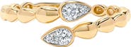 H.J. Namdar 14K Yellow Gold Diamond Bypass Ring - 0.16ct.