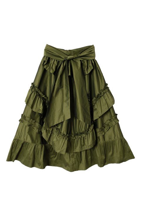 Constance Ruffle Detail Skirt
