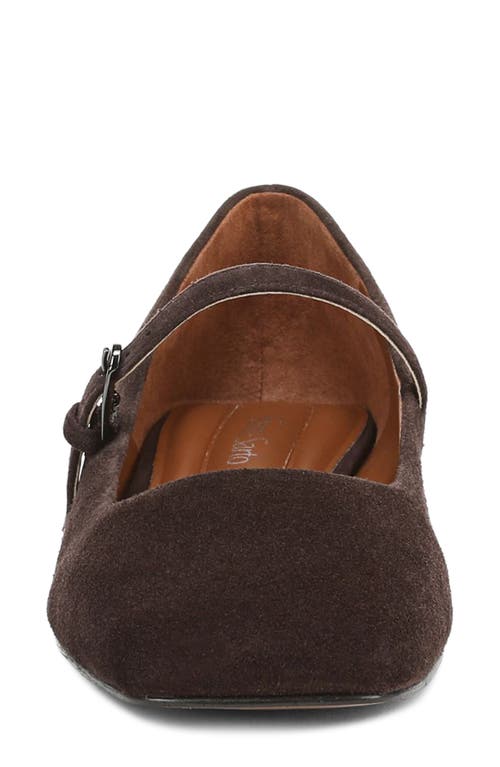 Franco Sarto Tinsley Square Toe Mary Jane Flat In Brown