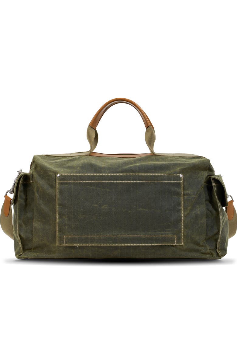 Shinola Small Runabout Waxed Canvas Duffle Bag, Alternate, color,