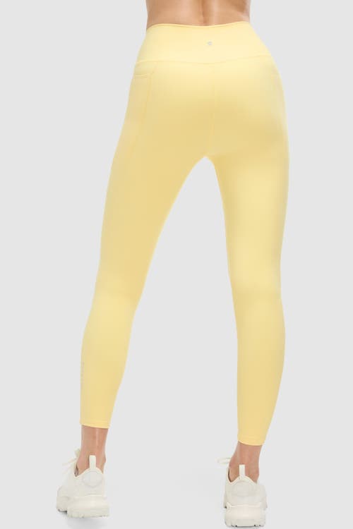Peloton Cadent High Rise Pocket Legging 25" In Pale Banana