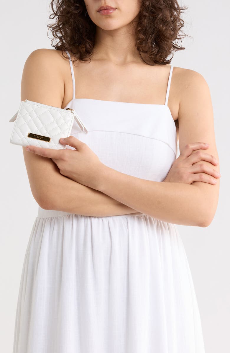 KG Kurt Geiger Mini Brixton Card Case, Alternate, color, White