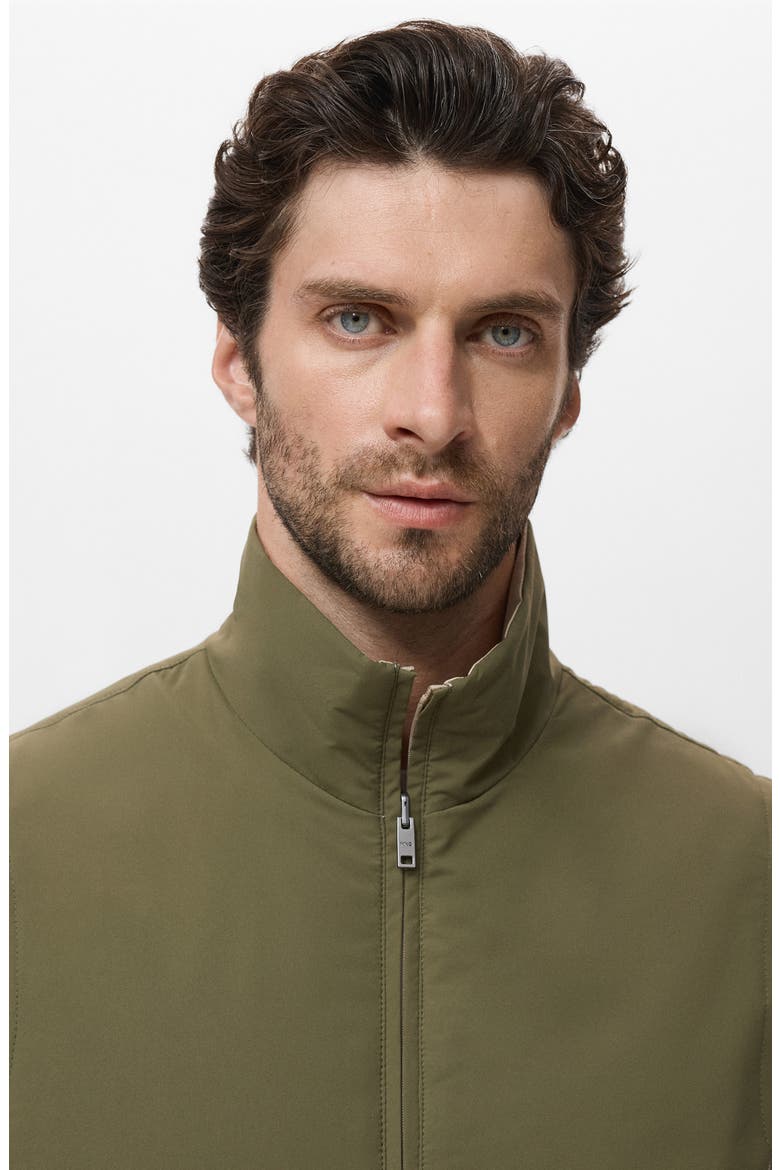 Reversible Water Repellent Vest, Alternate, color, GREEN