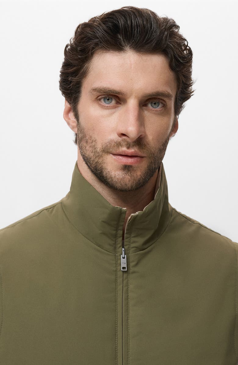 MANGO Reversible Water Repellent Vest, Alternate, color, Green