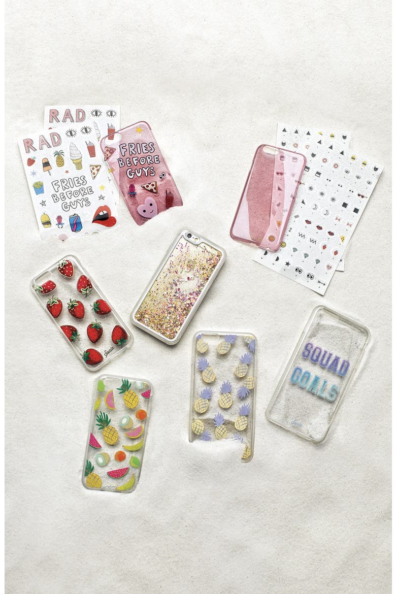 'Strawberries' iPhone 6 & 6s Case, Alternate, color, RED