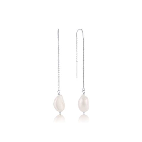 Sabina Pearl Threader Earrings