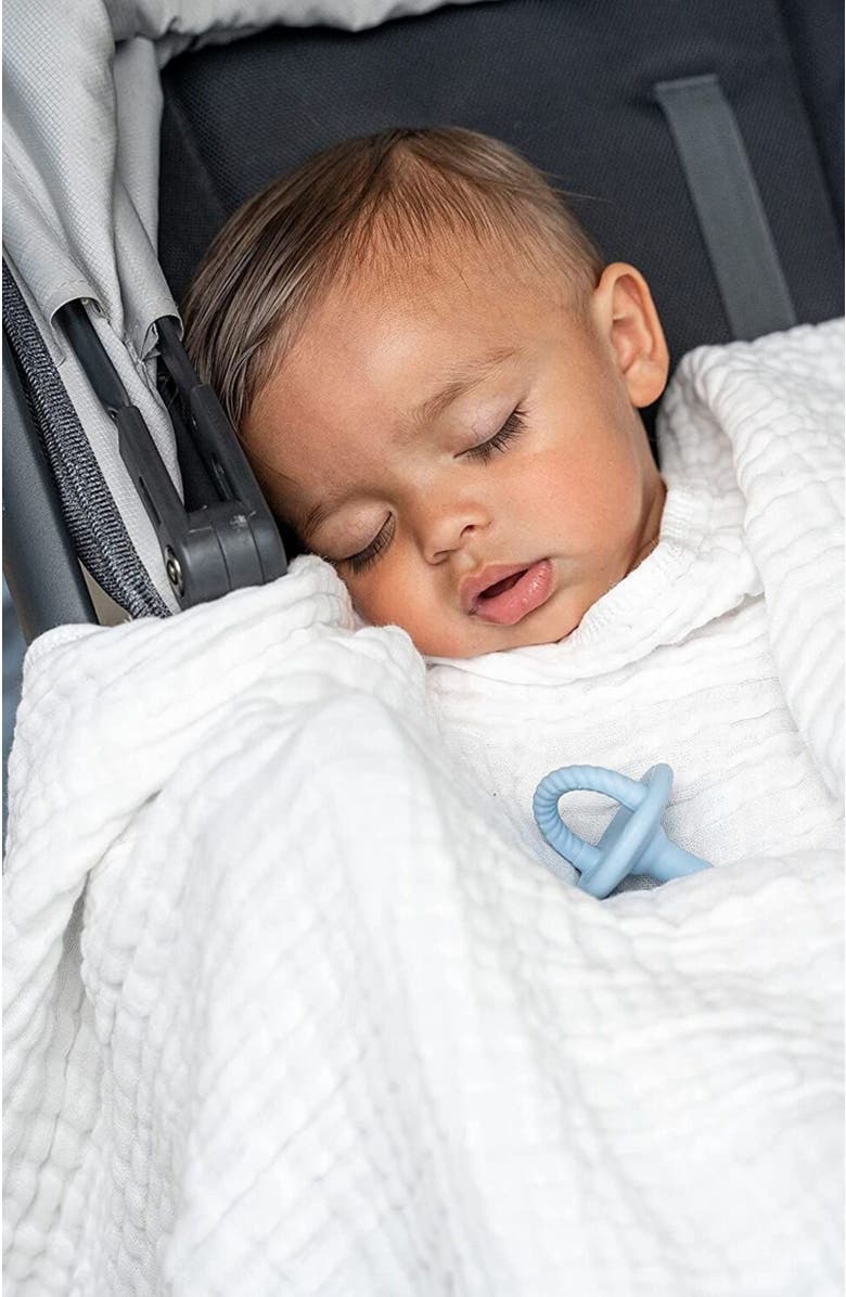 Comfy Cubs Baby Muslin Blanket, Alternate, color, White