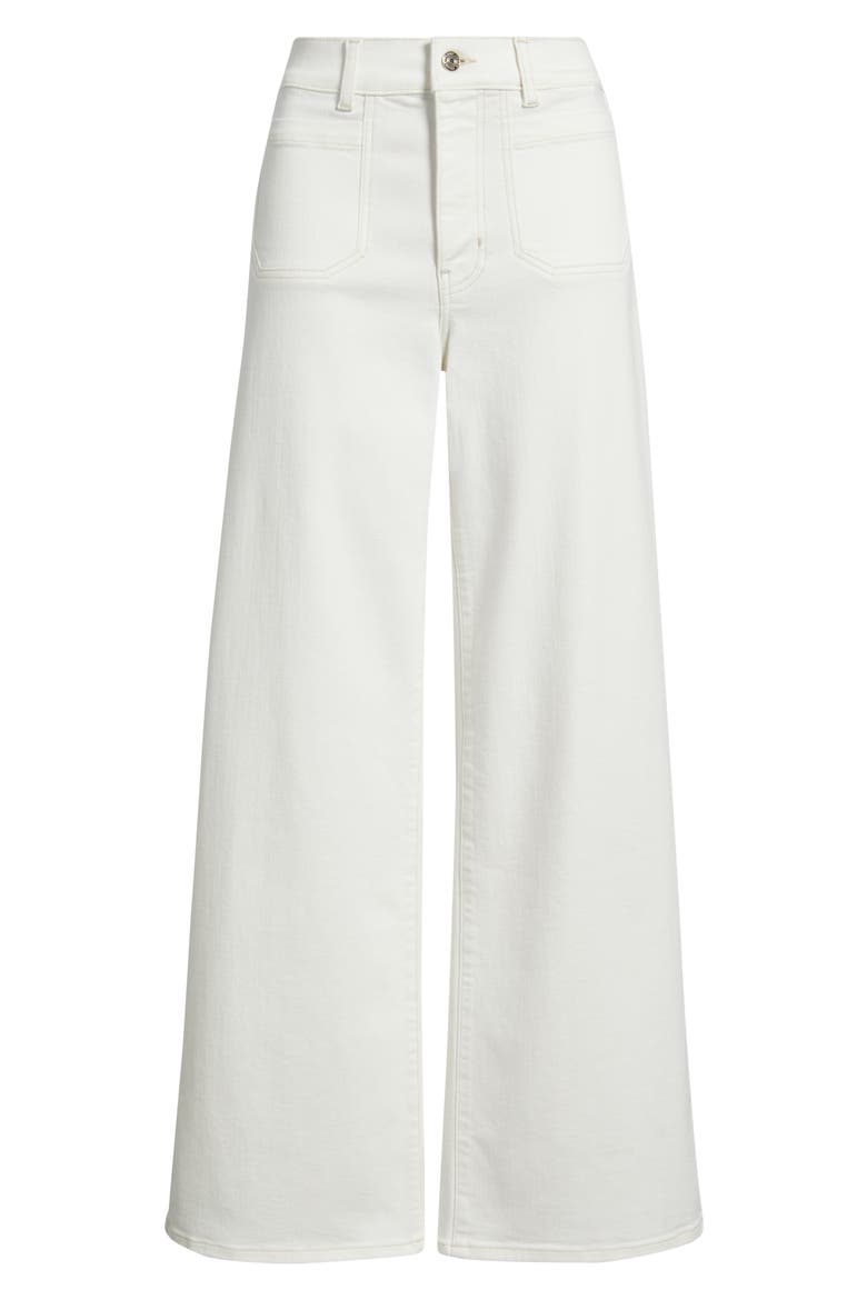 Le Slim Palazzo Patch Pocket High Waist Wide Leg Jeans, Alternate, color, AU NATURAL CLEAN