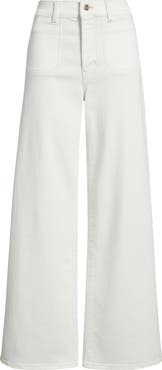 FRAME Le Slim Palazzo Patch Pocket High Waist Wide Leg Jeans